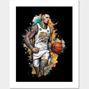 Basketball Tattoo Posters and Art